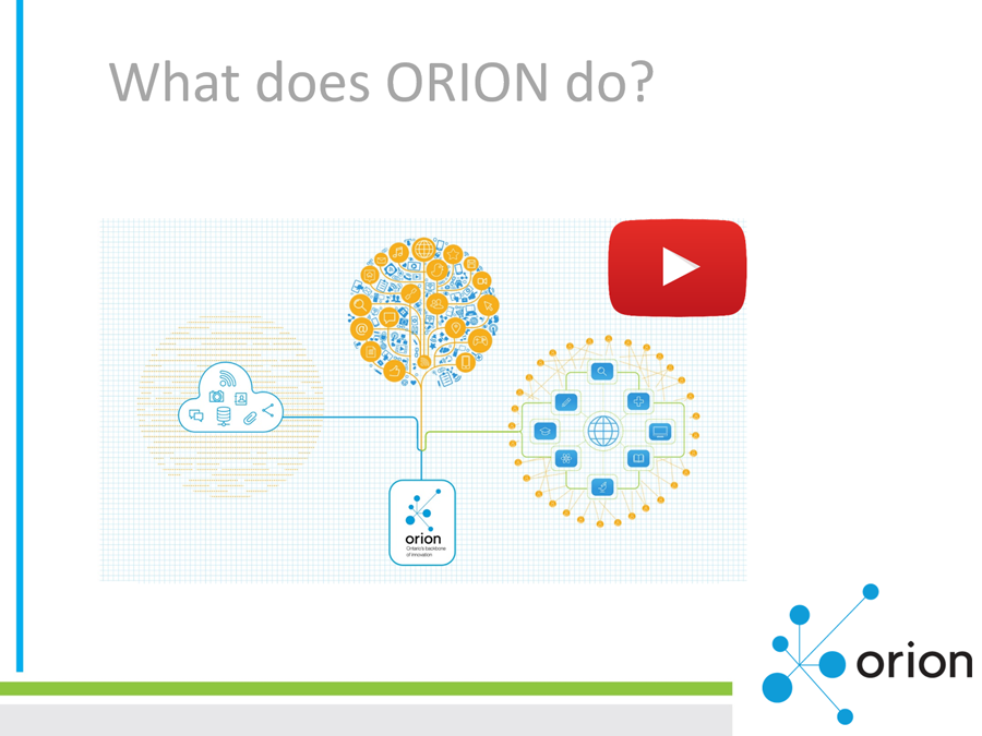Click on image to view the presentation about ORION's services