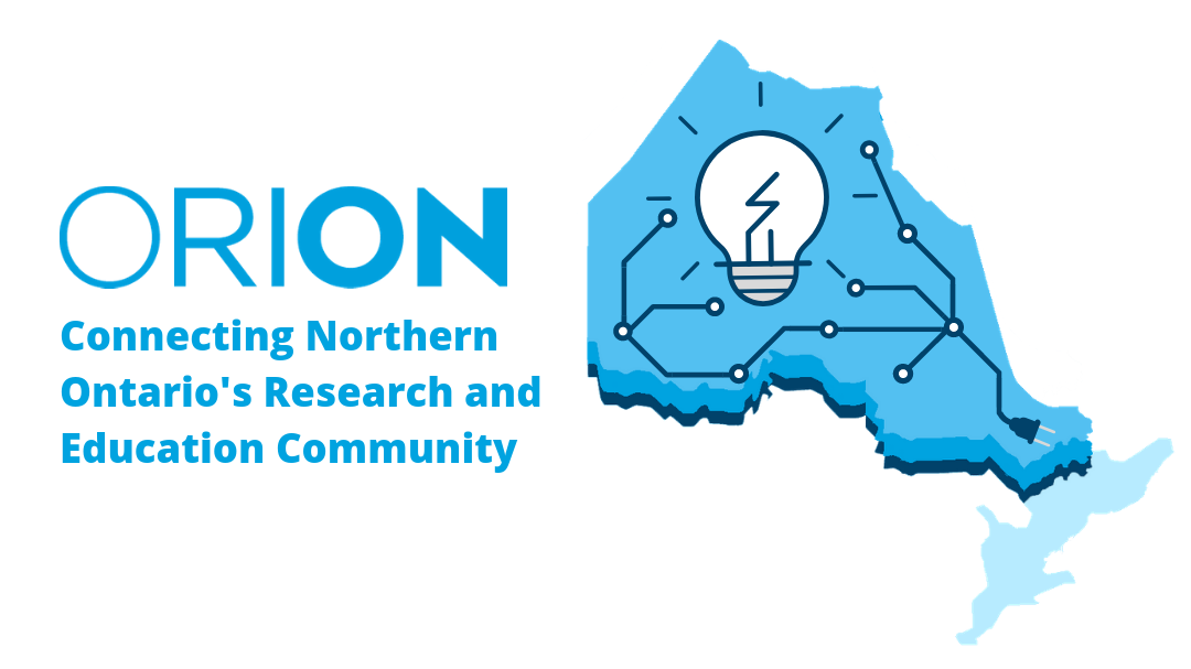 Our logo for the Northern Connection report showing a map of Ontario
