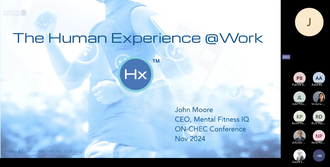 ON-CHEC Day 2024 The Human Experience @ Work - A New Model for Wellness, Psychological Safety, and Engagement